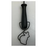 Misc Vintage Collectible Metal Items Including Popcorn Cooker, Horseshoe Puzzle And More