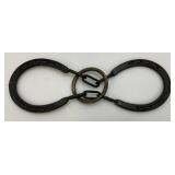 Misc Vintage Collectible Metal Items Including Popcorn Cooker, Horseshoe Puzzle And More