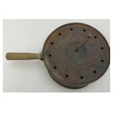 Misc Vintage Collectible Metal Items Including Popcorn Cooker, Horseshoe Puzzle And More