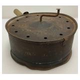 Misc Vintage Collectible Metal Items Including Popcorn Cooker, Horseshoe Puzzle And More