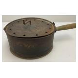Misc Vintage Collectible Metal Items Including Popcorn Cooker, Horseshoe Puzzle And More