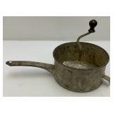 Misc Vintage Collectible Metal Items Including Popcorn Cooker, Horseshoe Puzzle And More