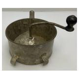 Misc Vintage Collectible Metal Items Including Popcorn Cooker, Horseshoe Puzzle And More