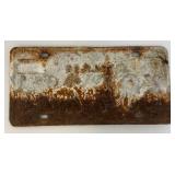 Vintage License Plates Including 1968 Minnesota License Plate With Original Tab From 1969 & Iowa And Texas