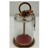 Vintage Collectible Banks Including Little Eli Pickled Shrimp Advertisement Bank & Glass And Copper Bank With original Lock And Key 6"