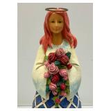 JIM SHORE "Guardian Of The Garden And Flowers" Angel Figurine 9"