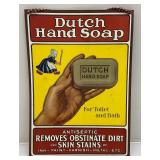 Metal Advertisement Signs Including Laundry Room 12" x 12" And Dutch Hand Soap 11" x 17"