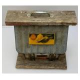 Vintage Coca Cola Adorned Folk Art Bird House 12" x 12" x 7"