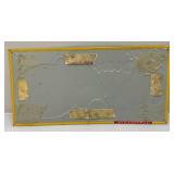 Vintage Metal Embossed Howdy Doody Delicious Twin Pop Sign 8" x 16"