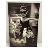 Vintage Audrey Hepburn,Elvis, Marilyn Monroe And James Dean Prints And Wizard Of Oz