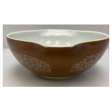 Vintage PYREX Cinderella Bowl Woodland Brown Large Nesting/Mixing Bowl