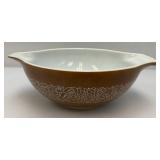 Vintage PYREX Cinderella Bowl Woodland Brown Large Nesting/Mixing Bowl