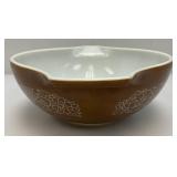 Vintage PYREX Cinderella Bowl Woodland Brown Large Nesting/Mixing Bowl
