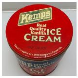 Misc.. Vintage Advertisement Tins Including KEMPS Ice Cream, Red Dot Popcorn And More