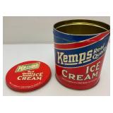 Misc.. Vintage Advertisement Tins Including KEMPS Ice Cream, Red Dot Popcorn And More