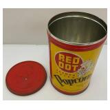 Misc.. Vintage Advertisement Tins Including KEMPS Ice Cream, Red Dot Popcorn And More