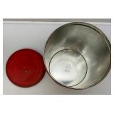 Misc.. Vintage Advertisement Tins Including KEMPS Ice Cream, Red Dot Popcorn And More