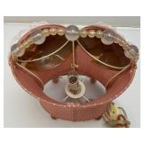 Vintage Bustier Lamp, Fdlower Handbag And Marilyn Monroe Items Misc. Vintage Tobbacco Tins And More