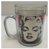 Vintage Bustier Lamp, Fdlower Handbag And Marilyn Monroe Items Misc. Vintage Tobbacco Tins And More