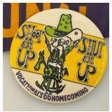 Group Of Vintage Minneapolis Vocational High School Felt Collectibles