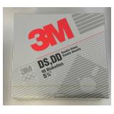 New Old Stock 10 Packs 3M 5 1/4" Double Sided Density Floppy Diskettes And Sony Diskettes (All Factory Sealed)