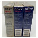 New Old Stock 10 Packs 3M 5 1/4" Double Sided Density Floppy Diskettes And Sony Diskettes (All Factory Sealed)