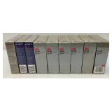 New Old Stock 10 Packs 3M 5 1/4" Double Sided Density Floppy Diskettes And Sony Diskettes (All Factory Sealed)