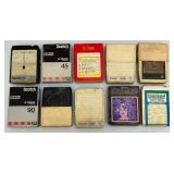 Large Group Of Vintage 8 Track Tapes And Cd