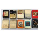 Large Group Of Vintage 8 Track Tapes And Cd