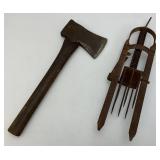 Vintage Hatchet & Mole Trap