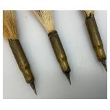 Super Rare Unique Trench Art Darts With Horsehair & Bone Holder