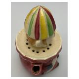 Vintage Japan Ceramic Clown Reamer Juicer Pitcher