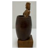 Vintage Proud Hawaiian Hand Carved Adult Novelty Item