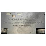 1978 Gabriel Mickey Mouse Wind Up Mechanical Toy Clear With Gears 9" (WORKS)