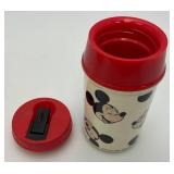 RARE Vintage Alladin Mickey Mouse Head Lunchbox With Thermos