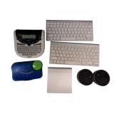 Apple & Amazon lot - 2 Apple Keyboards, Apple Pad , 2 Amazon Alexa