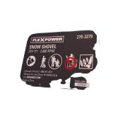 Masterforce -  12" 20-Volt Cordless Snow Shovel w/ 20v FlexPower battery & Charger