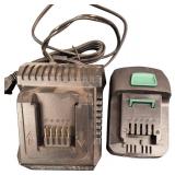 Masterforce -  12" 20-Volt Cordless Snow Shovel w/ 20v FlexPower battery & Charger