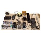 Electronic Lot with alittle of everything from Brother Label printer, Logistic headset & more  **See pictures