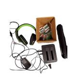 Electronic Lot with alittle of everything from Brother Label printer, Logistic headset & more  **See pictures