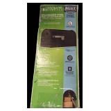 Edwards - Galvanized Steel Post Mount Mailbox Black |  Model EM160B00