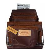 Prince Quality Product - 10 Pocket Oil Tan Real Leather Prince Tool Pouch