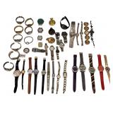 Estate  Project Bag of Watches  - 4pounds & 4oz of watches, pocket Watches and more