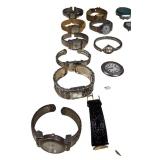 Estate  Project Bag of Watches  - 4pounds & 4oz of watches, pocket Watches and more