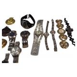 Estate  Project Bag of Watches  - 4pounds & 4oz of watches, pocket Watches and more