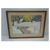 Vintage Winter Print