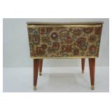 Vintage Sewing Basket and Contents 12"x19"x19"