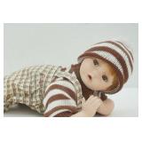 Vintage Porcelain Baby 12" long by 6.5"tall