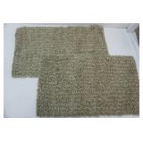 Rubber Back Shag Rugs (Constellation Garden Green)