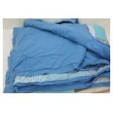 Vintage Homemade Blue Quilt